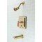 Kingston Brass KB86570CKL Single-Handle Tub and Shower Faucet, Brushed Brass KB86570CKL - alternate 5